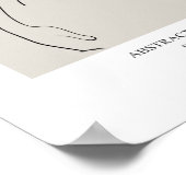 Poster Figure humaine Abstraite (Coin)