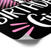 Poster Figure Skater Birthday Girl Ice Skating (Coin)