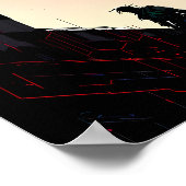 Poster Figure solitaire (Coin)