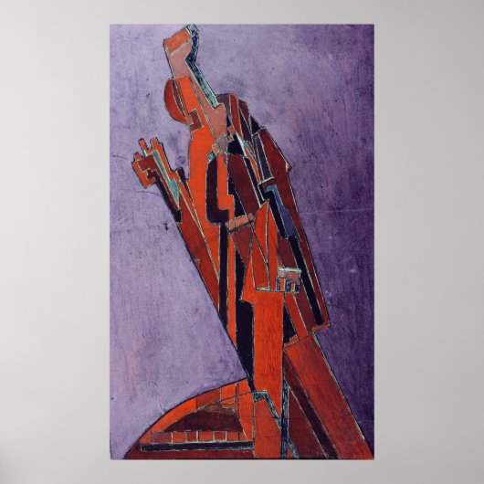 Poster Figure Study - Design for Sculpture (Devant)