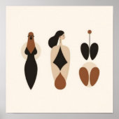 Poster Figures de Fleur Silencieuse (Devant)