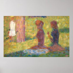 Poster Figures, La Grande Jatte - Georges Seurat Art