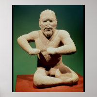 Figurine d'un lutteur