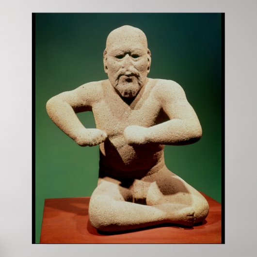 Poster Figurine d'un lutteur (Devant)