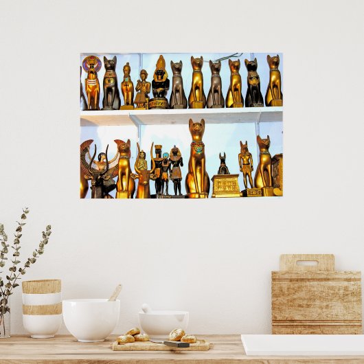 Poster Figurines égyptiennes en albâtre(1) (Cuisine)