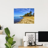 Poster Fiji Beach Sand and and Sky (Bureau à domicile)