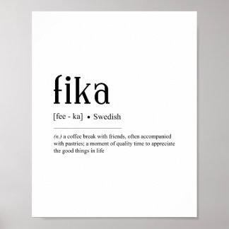 Poster Fika