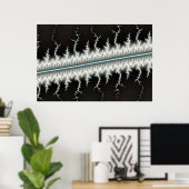 Poster Fil électrique - Fractal (Bureau à domicile)