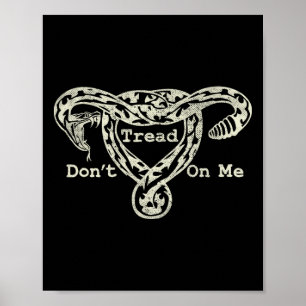 Poster Fil Sur Moi Uterus Snake Pro Roe Feminist