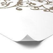 Poster filigree tan (Coin)