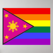Poster Filipino GLBT Pride Flag (Devant)