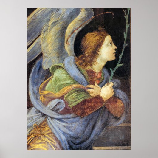 Poster Filippino Lippi - Archangel Gabriel - Vers 1490 - (Devant)