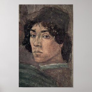 Poster Filippino Lippi - Autoportrait de l'artiste