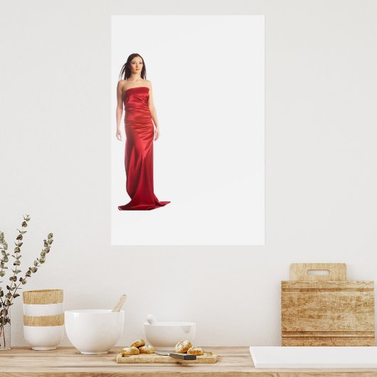 Poster fille (Cuisine)