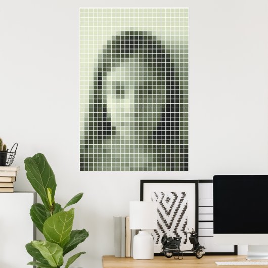 Poster Fille (Bureau à domicile)