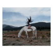 Poster Fille à cheval (Devant)