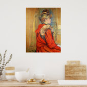 Poster Fille à fourrure de Toulouse-Lautrec (Cuisine)