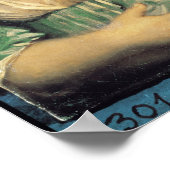 Poster Fille à la fenêtre (Coin)