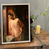 Poster Fille à la fenêtre