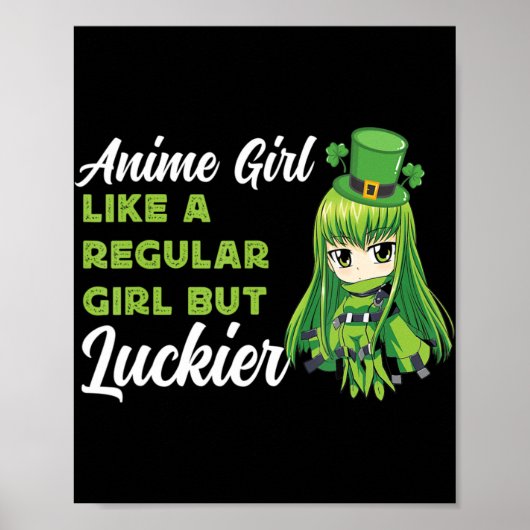 Poster Fille Anime Comme Une Fille Normale Mais Plus Chan (Devant)