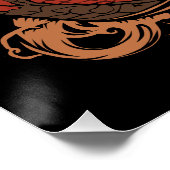 Poster Fille asiatique | Dragon chinois (Coin)