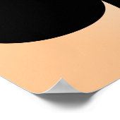 Poster Fille assise sur l'as des pique (Coin)