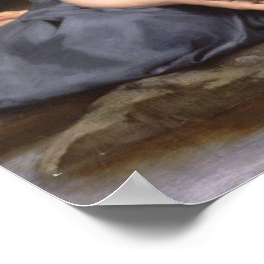 Poster Fille au bord de mer (Coin)