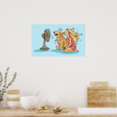 Poster Fille au Ventail d'Or (Cuisine)