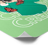 Poster Fille aux papillons (Coin)