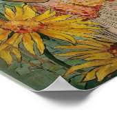 Poster Fille aux tournesols (Coin)