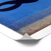 Poster Fille avec balle de plage sur le lac Lugano, Suiss (Coin)