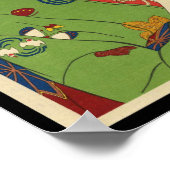 Poster Fille avec bâton à lèvres (Coin)