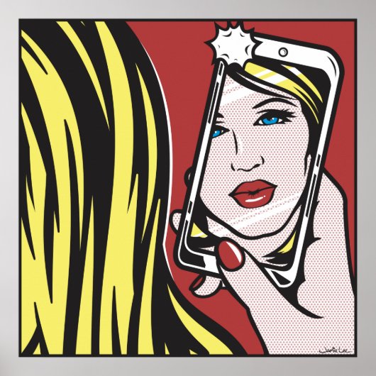 Poster Fille avec caméra (Devant)