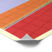 Poster Fille avec parapluie rose (Coin)