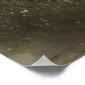 Poster Fille avec poulet imprimable, coq rustique (Coin)