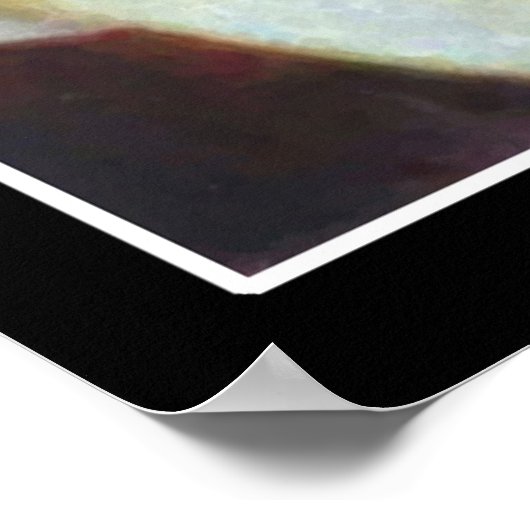 Poster Fille avec un chat (Coin)