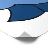 Poster Fille Avec Un Papillon (Coin)