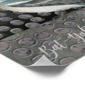 Poster Fille avec une gomme à bulles, Archivage d'oeuvres (Coin)