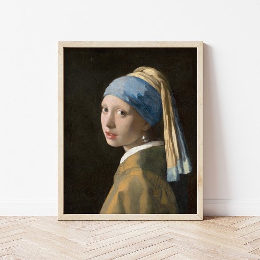 Poster Fille avec une oreille perle | Johannes Vermeer