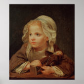 Poster Fille avec une poupée (Devant)