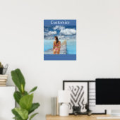 Poster Fille Bikini Thunder_Cove (Bureau à domicile)