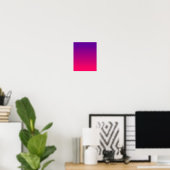 Poster Fille brillante rose et violette Ombre (Bureau à domicile)