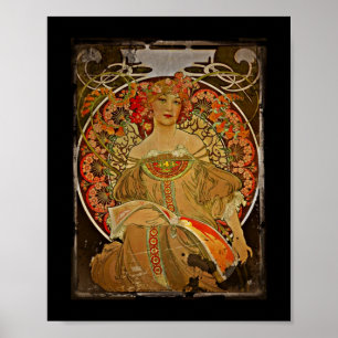 Poster Fille c1897 de Champagne