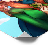 Poster Fille chanceuse (Coin)