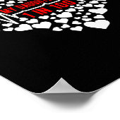 Poster Fille Chd Guerrier Maman Maladie cardiaque congéni (Coin)