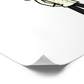 Poster Fille chef légère (Coin)