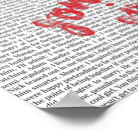 Poster Fille cool (Coin)