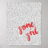 Poster Fille cool (Devant)