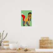 Poster fille coquine (Cuisine)