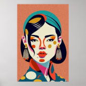 Poster fille coréenne (Devant)